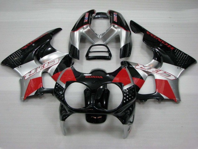 1992-1993 Honda CBR900RR 893 Motorcycle Fairings - Silver Red Glossy Black Canada