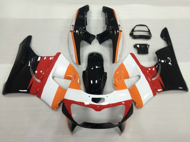 1994-1995 Honda CBR900RR 893 Motorcycle Fairings - Orange White Red Glossy Black Canada