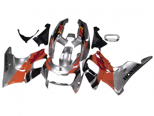 1994-1995 Honda CBR900RR 893 Motorcycle Fairings - Silver Orange Glossy Black Canada