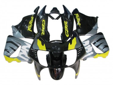 1998-1999 Honda CBR900RR 919 Motorcycle Fairings - Silver Yellow Glossy Black Fireblade Canada