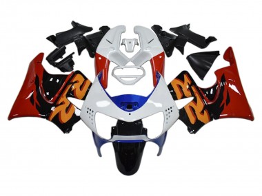 1998-1999 Honda CBR900RR 919 Motorcycle Fairings - White Red Blue Glossy Black Canada