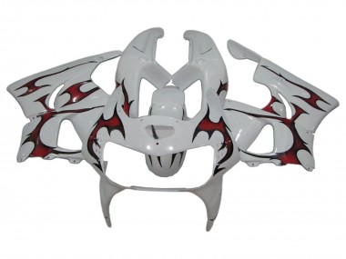1998-1999 Honda CBR900RR 919 Motorcycle Fairings - White Red Canada