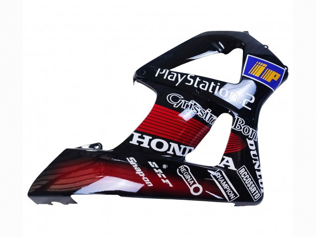 2000-2001 Honda CBR900RR 929 Motorcycle Fairings - Red White Glossy Black PlayStation 2 Canada