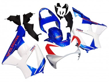 2000-2001 Honda CBR900RR 929 Motorcycle Fairings - White Blue Red HRC Canada
