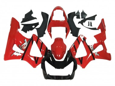 2000-2001 Honda CBR900RR 929 Motorcycle Fairings - Red Glossy Black Canada