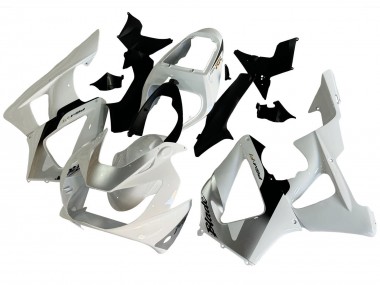 2000-2001 Honda CBR900RR 929 Motorcycle Fairings - White Silver Canada