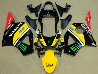 2002-2003 Honda CBR900RR 954 Motorcycle Fairings - Glossy Black Yellow Red Green Monster Canada