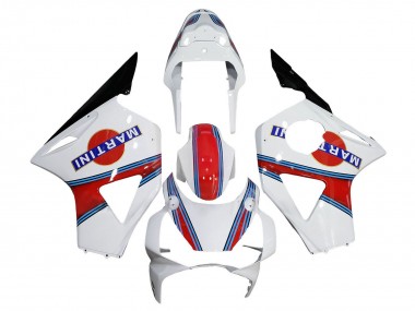 2002-2003 Honda CBR900RR 954 Motorcycle Fairings - White Red Blue Glossy Black Martini Canada