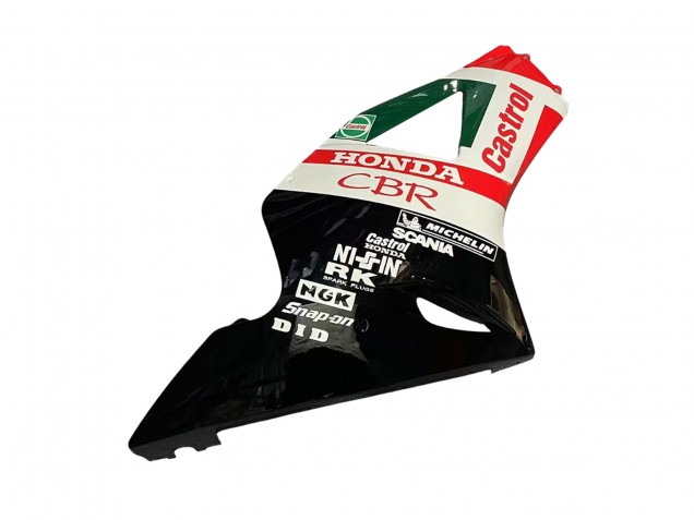 2002-2003 Honda CBR900RR 954 Motorcycle Fairings - White Red Green Glossy Black Castrol Canada