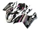 2007-2014 Ducati 848 Motorcycle Fairings - White Pink Glossy Black Connie Canada