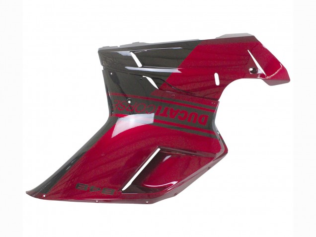 2007-2014 Ducati 848 Motorcycle Fairing - Red Glossy Black Canada