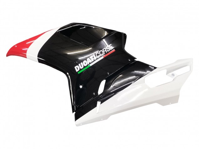 2007-2014 Ducati 848/1098/1198 Motorcycle Fairings - White Red Glossy Black Canada