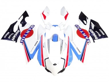 2011-2014 Ducati 1199 Motorcycle Fairings - White Red Blue Glossy Black Martini Canada