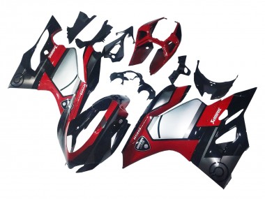 2011-2014 Ducati 1199 Motorcycle Fairings - Red Silver Black Canada