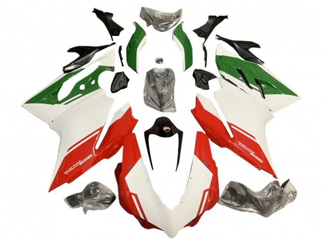 2015-2020 Ducati 959 Motorcycle Fairings - White Red Green Canada