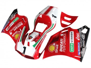 1993-2005 Ducati 748/916/996/998 Motorcycle Fairings - White Red Yellow Green Glossy Black Performance Canada