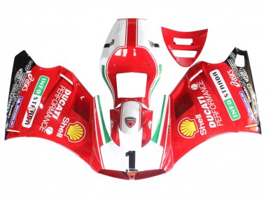1993-2005 Ducati 748/916/996/998 Motorcycle Fairings - White Red Yellow Green Glossy Black Performance Canada