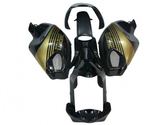 2008-2012 Ducati Monster 696 796 1100 1100S Motorcycle Fairings - Glossy Black Gold Canada
