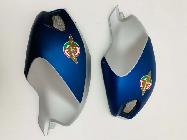 2008-2012 Ducati Monster 696 796 1100 1100S Motorcycle Fairings - Dark Blue Silver Canada