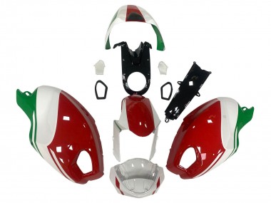 2008-2012 Ducati Monster 696 796 1100 1100S Motorcycle Fairing - White Red Green Canada