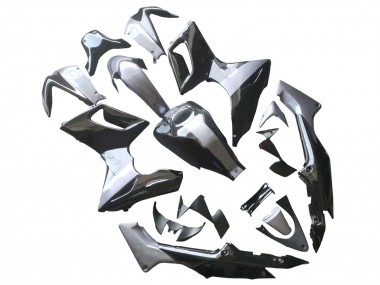 2002-2006 Honda CBR125R Motorcycle Fairings - Silver Glossy Black Canada