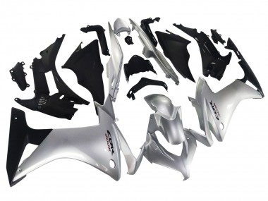 2013-2015 Honda CBR500R Motorcycle Fairing - Silver Glossy Black Canada
