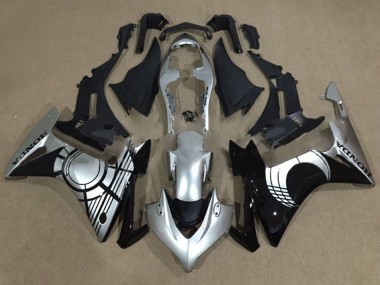 2013-2015 Honda CBR500R Motorcycle Fairings - Silver Glossy Black Canada