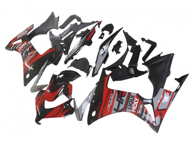 2013-2015 Honda CBR500R Motorcycle Fairings - Red Silver Glossy Black Canada