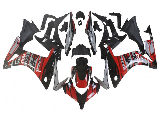 2013-2015 Honda CBR500R Motorcycle Fairings - Red Silver Glossy Black Canada