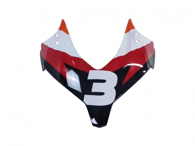 2013-2015 Honda CBR500R Motorcycle Fairings - Orange White Red Glossy Black Repsol 3 Canada