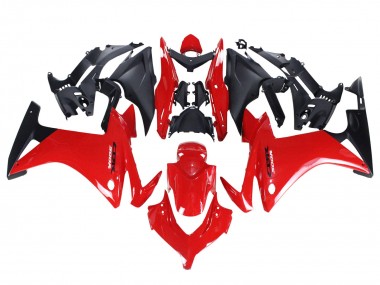 2013-2015 Honda CBR500R Motorcycle Fairings - Red Matte Black Canada
