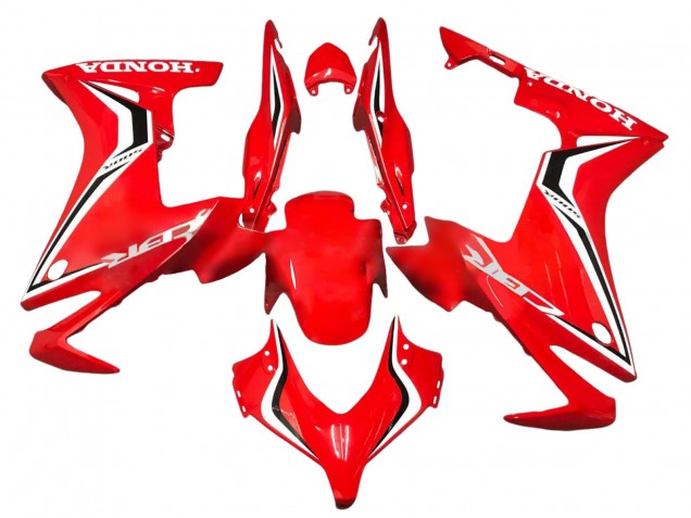 2013-2015 Honda CBR500R Motorcycle Fairings - Red White Black Stripe Canada