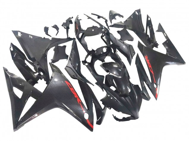 2016-2018 Honda CBR500R Motorcycle Fairings - Black Carbon Fiber Red Canada