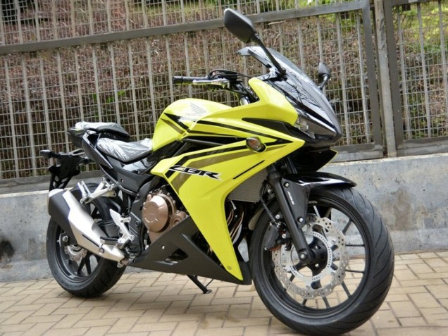 2016-2018 Honda CBR500R Motorcycle Fairings - Yellow Canada