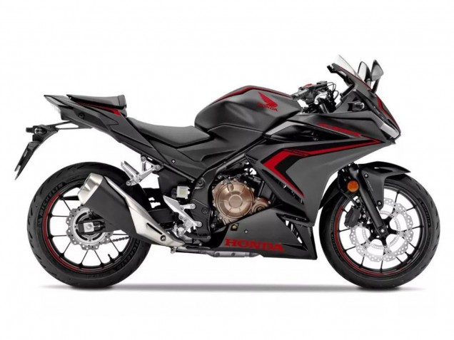 2022-2023 Honda CBR500R Motorcycle Fairings - Matte Black Red Canada