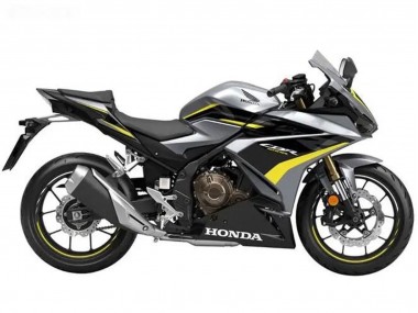 2022-2023 Honda CBR500R Motorcycle Fairings - Silver Yellow Glossy Black Canada