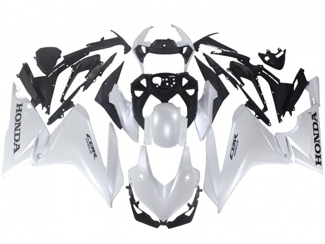 2022-2023 Honda CBR500R Motorcycle Fairings - Pearl White Canada