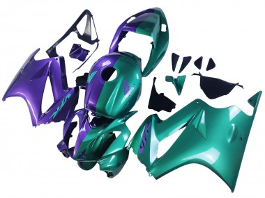 2002-2013 Honda VFR 800 Motorcycle Fairings - Purple Green Canada