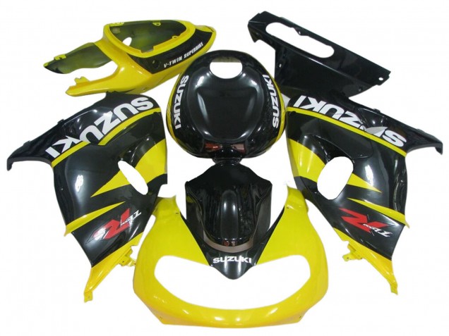 1998-2003 Suzuki TL1000R Motorcycle Fairings - Glossy Black Yellow Canada