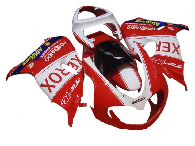 1998-2003 Suzuki TL1000R Motorcycle Fairings - White Red Black Xerox Canada