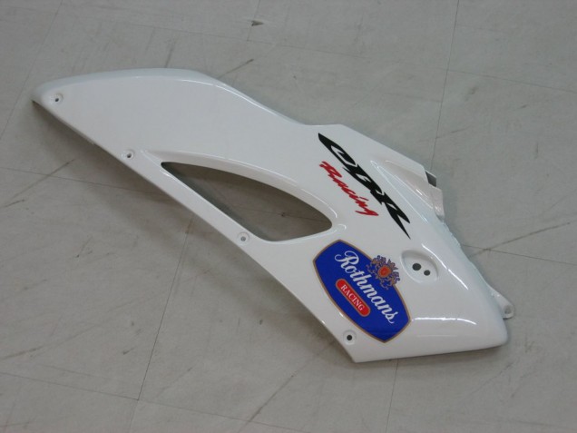 2004-2005 Honda CBR1000RR Motorcycle Fairings - White Blue Gold Rothmans Canada