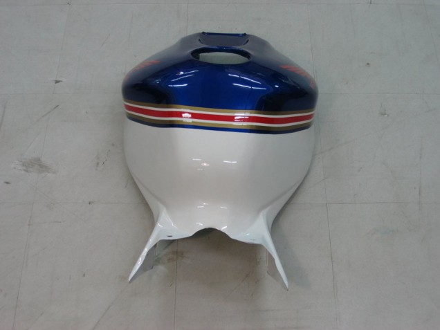 2004-2005 Honda CBR1000RR Motorcycle Fairings - White Blue Gold Rothmans Canada