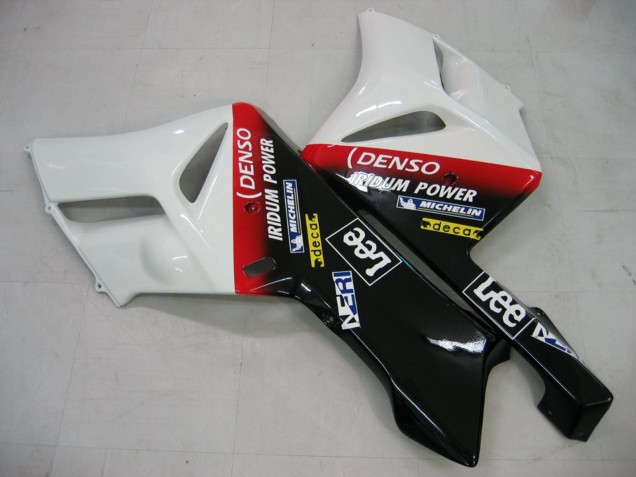 2004-2005 Honda CBR1000RR Motorcycle Fairings - White Blue Red Glossy Black Star Carrera Lee Canada