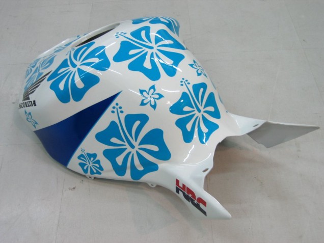 2004-2005 Honda CBR1000RR Motorcycle Fairings - White Blue Snow Nastro Azzurro 46 Canada