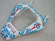 2004-2005 Honda CBR1000RR Motorcycle Fairings - White Blue Snow Nastro Azzurro 46 Canada