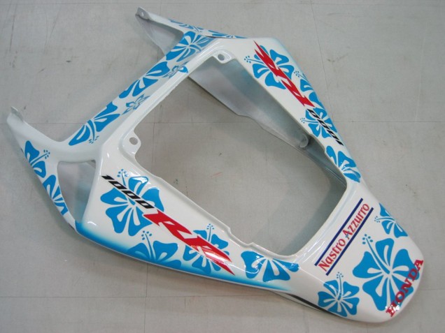 2004-2005 Honda CBR1000RR Motorcycle Fairings - White Blue Snow Nastro Azzurro 46 Canada