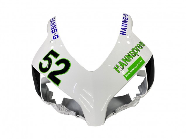 2004-2005 Honda CBR1000RR Motorcycle Fairings - White Green Glossy Black Hannspree 52 Canada