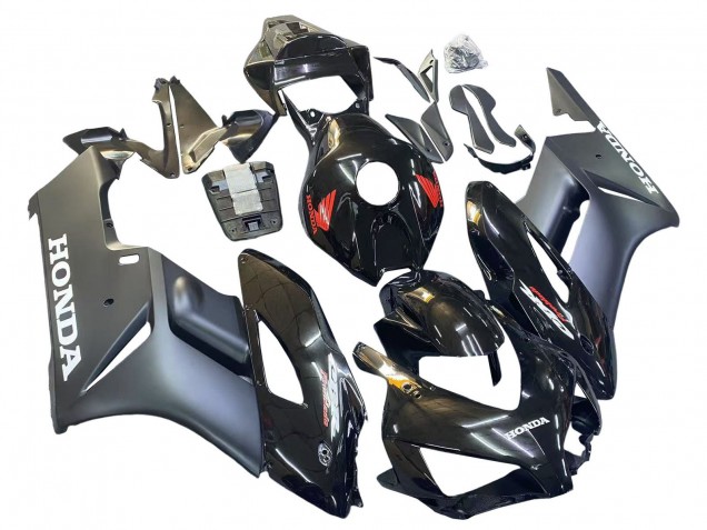 2004-2005 Honda CBR1000RR Motorcycle Fairings - Glossy Black Matte Grey Red Fireblade Canada