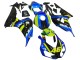 2006-2007 Honda CBR1000RR Motorcycle Fairings - Blue Fluorescent Green Glossy Black Shark 46 Canada