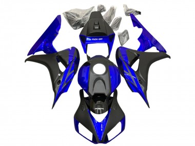 2006-2007 Honda CBR1000RR Motorcycle Fairings - Blue Matte Black Canada